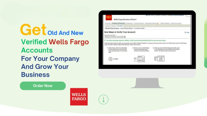 Buy Verified Wells Fargo Bank Account